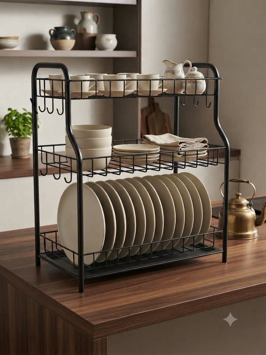 3 Layer Kitchen Rack