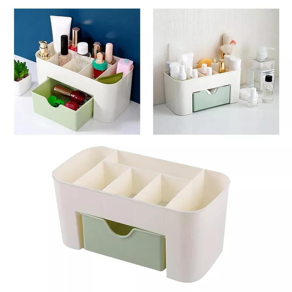 Plastic Makeup Organizer With Drawer