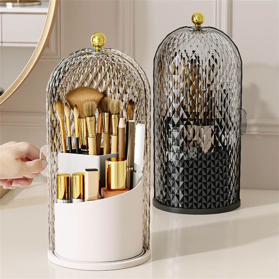 360° Rotating  Makeup Brush Holder