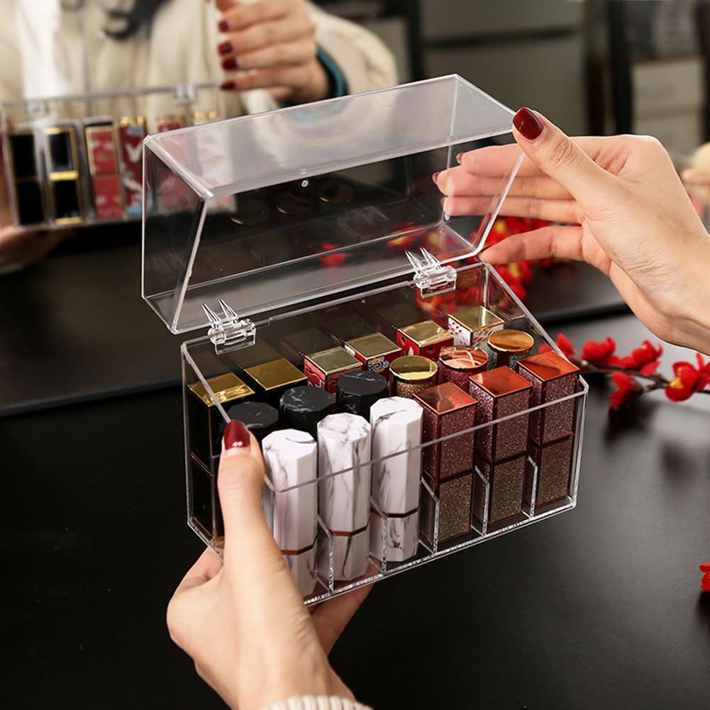 18 Grid Dust proof Lipstick Storage Box