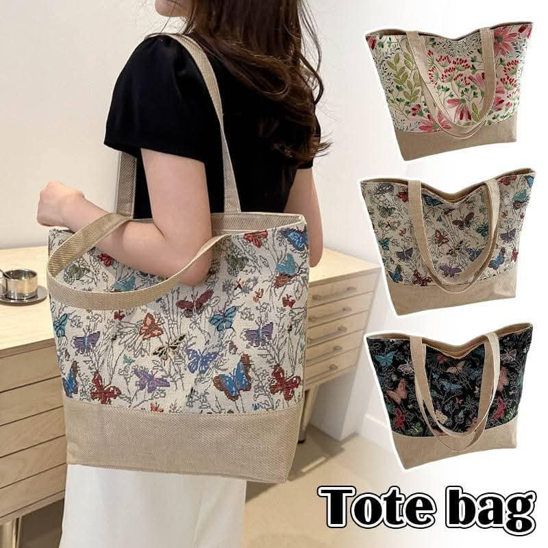 Floral Pattern Tote Bag