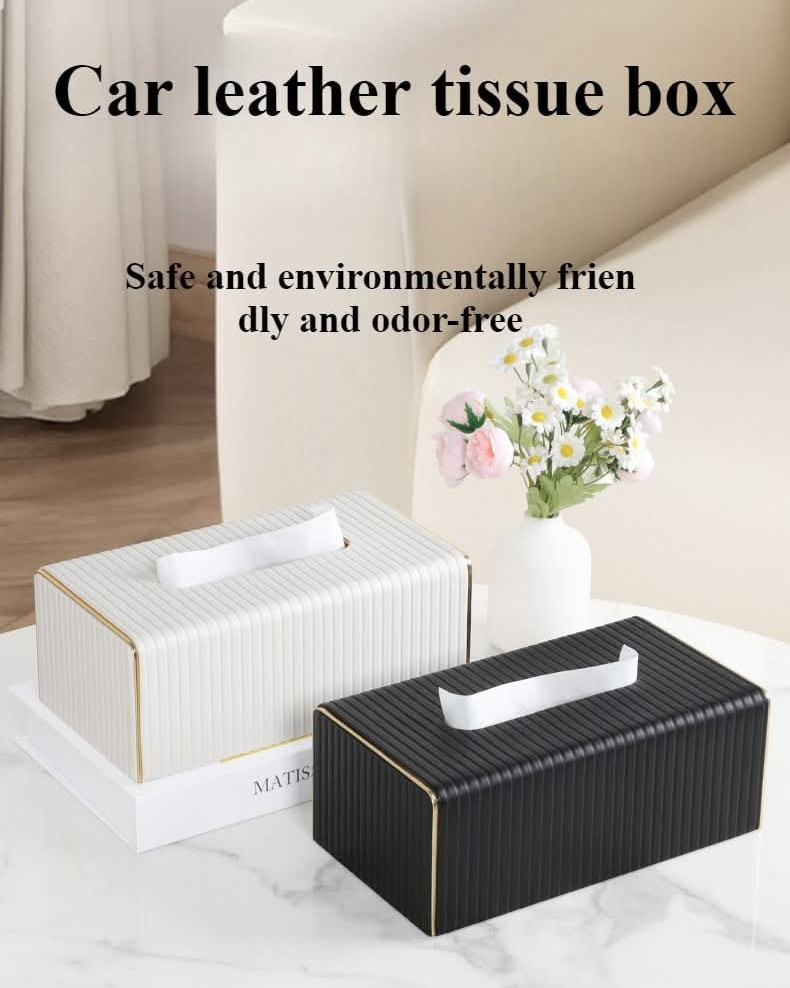 New Luxury European Style Tissue Box,High Quality Leather Tissue Holder,Hotel Living Room Bathroom Home Decor Tissue Boxes
