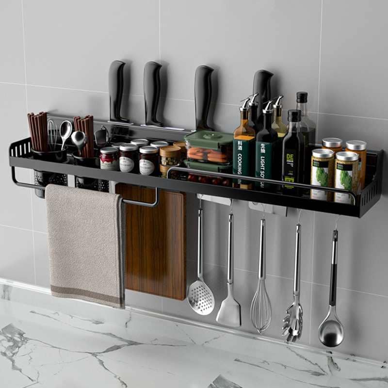 Wall Mounted Multifunctional Kitchen Storage Shelf